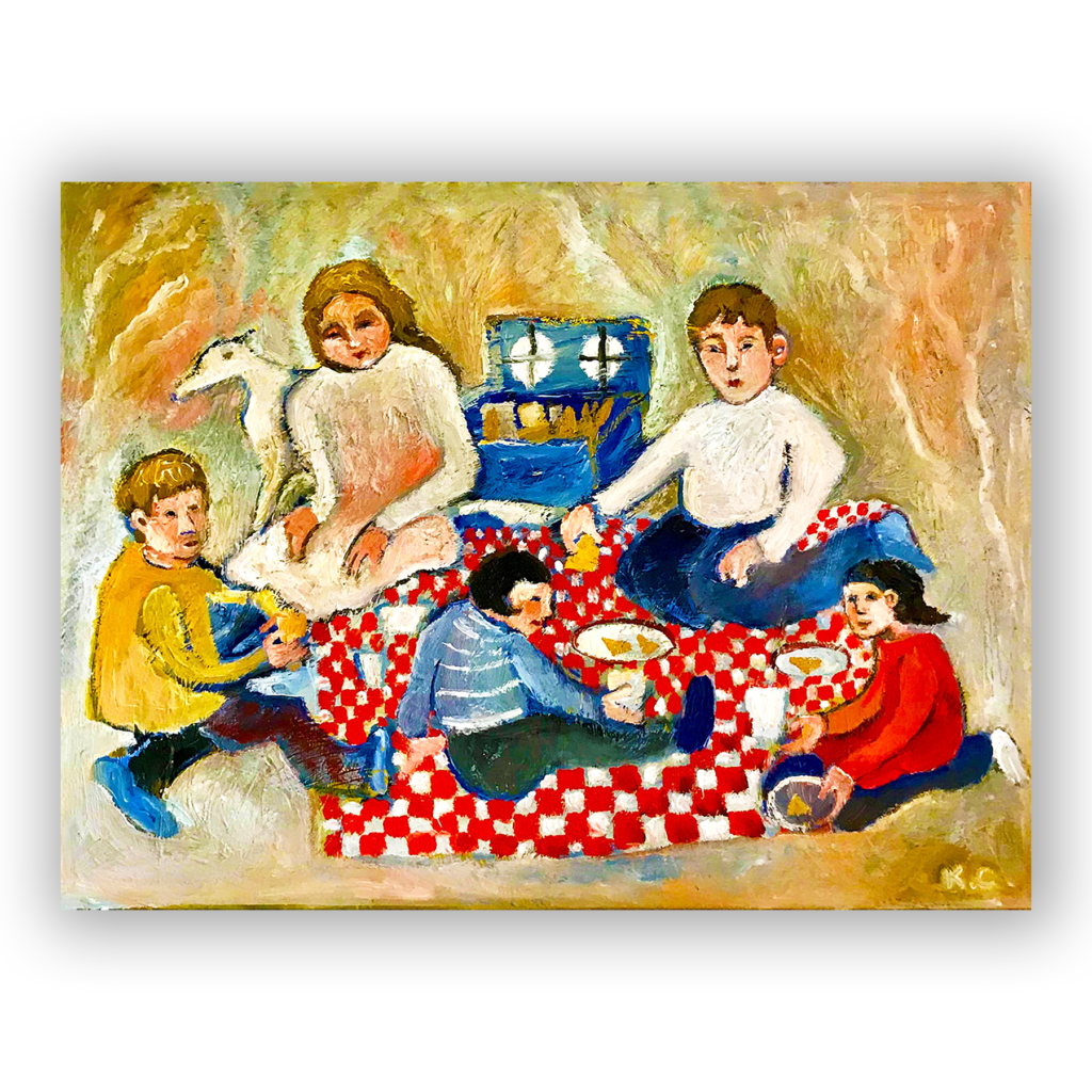 Picnic. An original painting by Kate Coillins